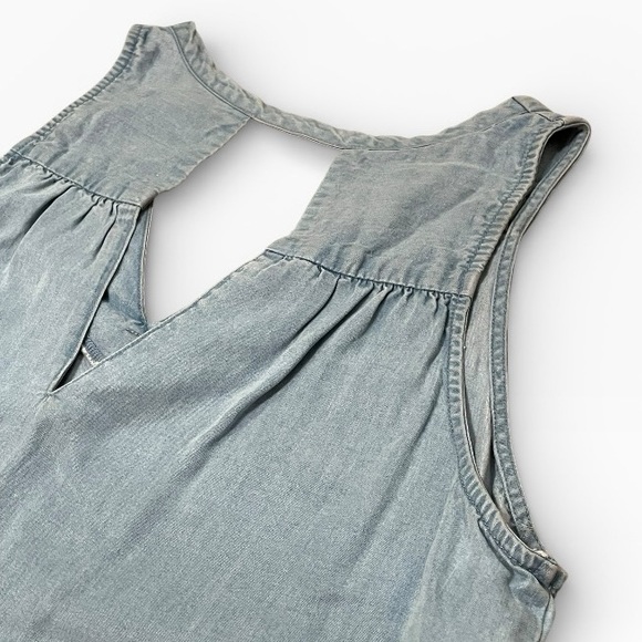 GAP Light Blue Denim Dress size: XS boho minimalist festival style - Picture 6 of 9